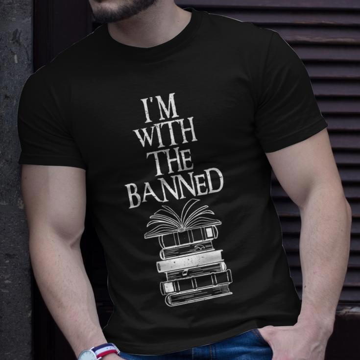 Im With The Banned Books I Read Banned Books Unisex T-Shirt Gifts for Him