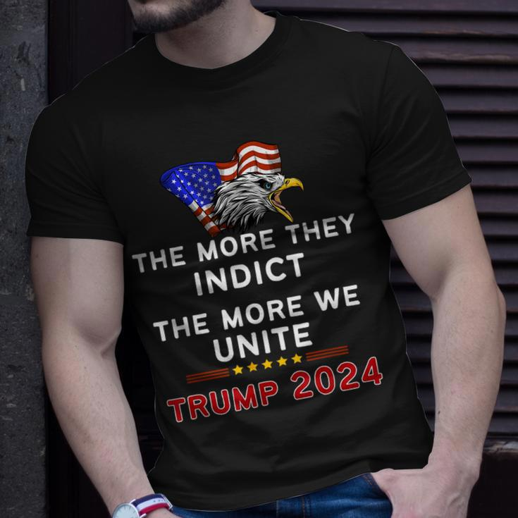 The More You Indict The More We Unite Maga Trump Indictment T-Shirt Gifts for Him