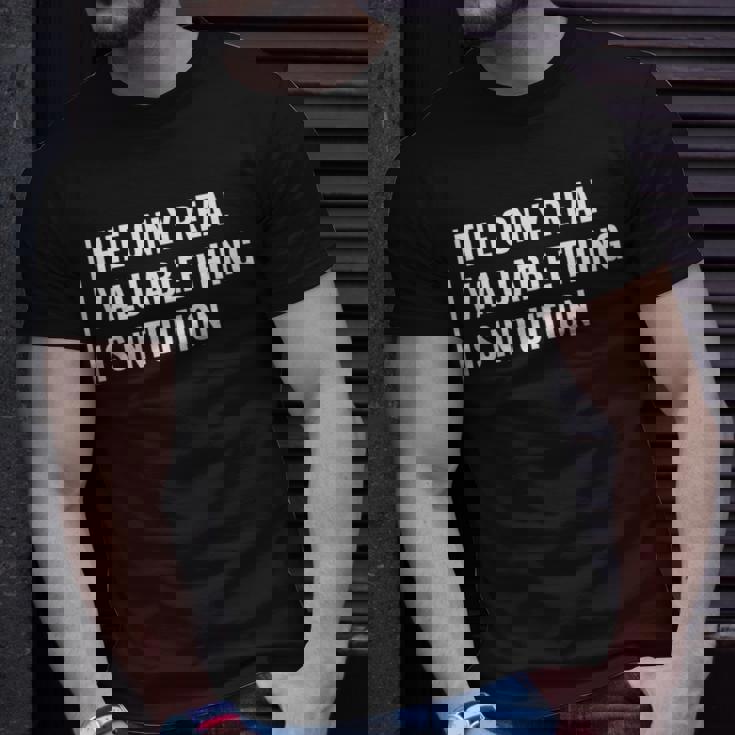 Intuition Is A Valuable Thing Intuition Quote T-Shirt Gifts for Him