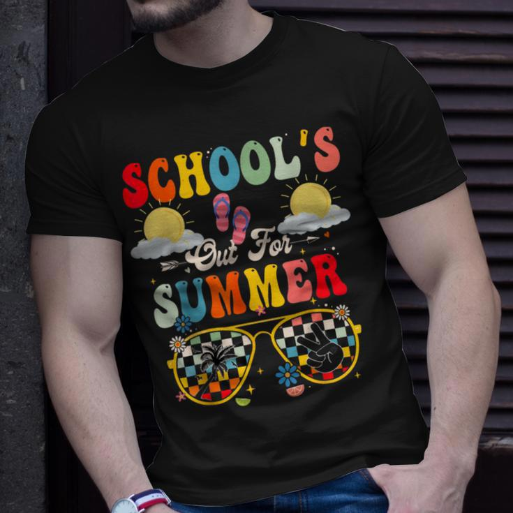 Is It Summer Break Yet Lunch Lady Last Day Of School Groovy Unisex T-Shirt Gifts for Him