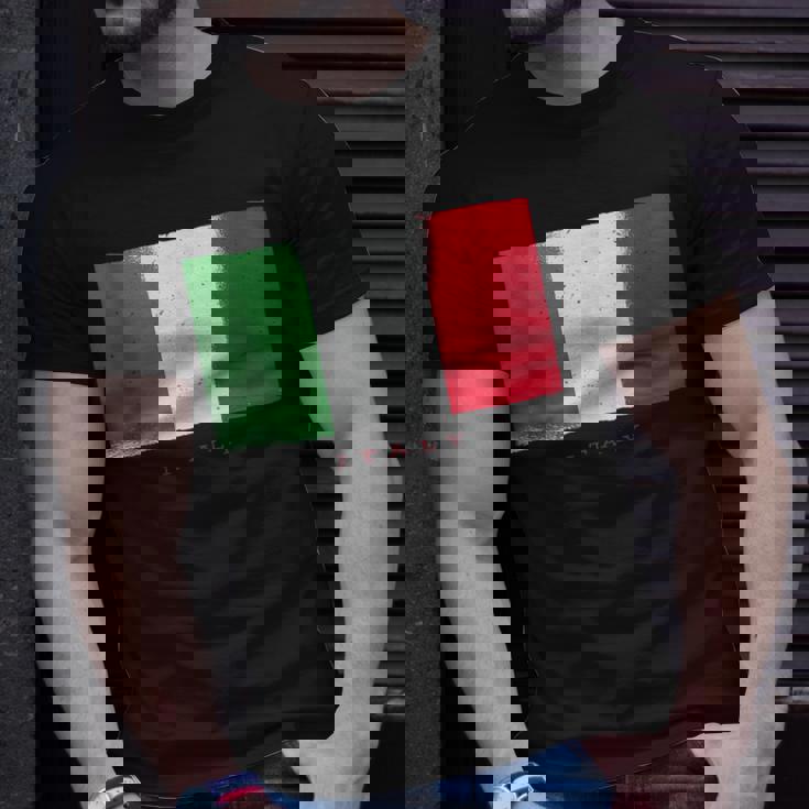 Italian Roots Flag Soccer Sports European Pride Unisex T-Shirt Gifts for Him