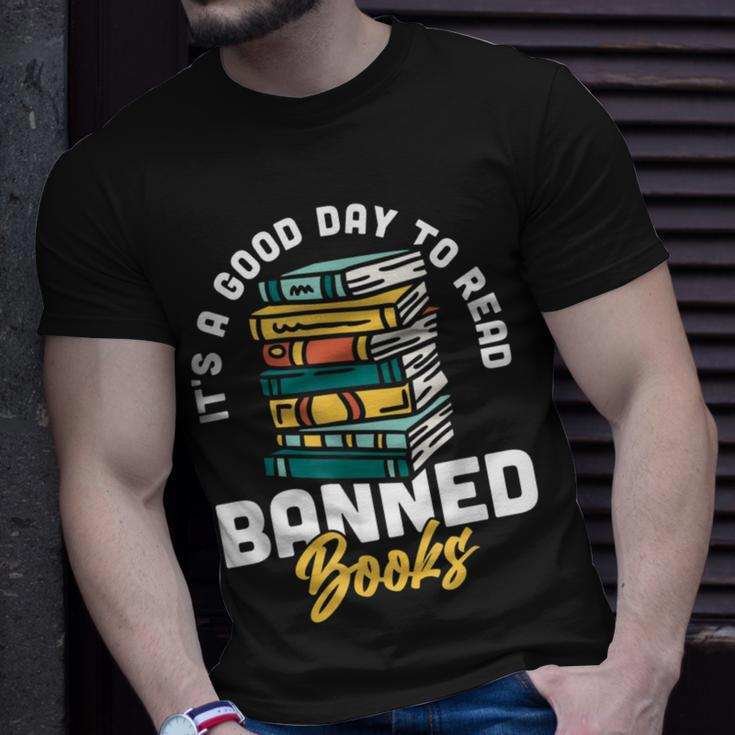 Its A Good Day To Read Banned Books Bibliophile Bookaholic Unisex T-Shirt Gifts for Him