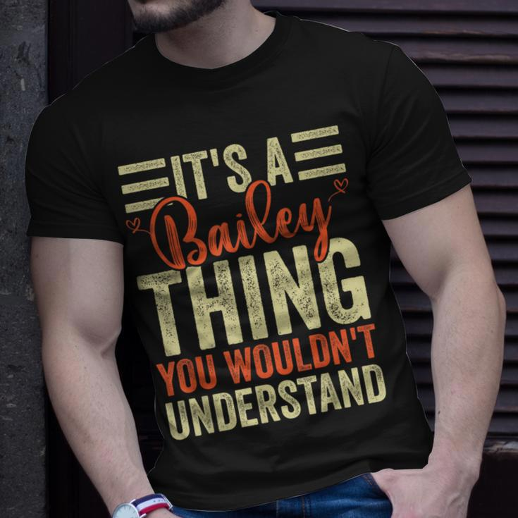 It's A Bailey Thing You Wouldn't Understand Vintage T-Shirt Gifts for Him