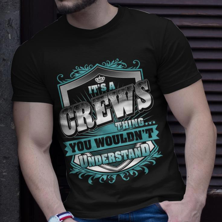 It's A Crews Thing You Wouldn't Understand Name Vintage T-Shirt Gifts for Him