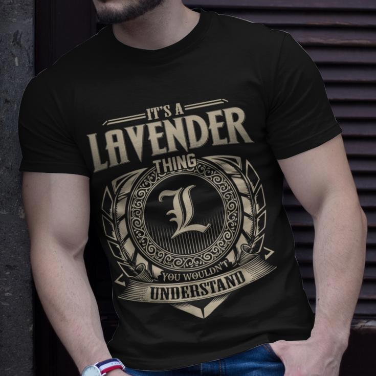 It's A Lavender Thing You Wouldn't Understand Name Vintage T-Shirt Gifts for Him