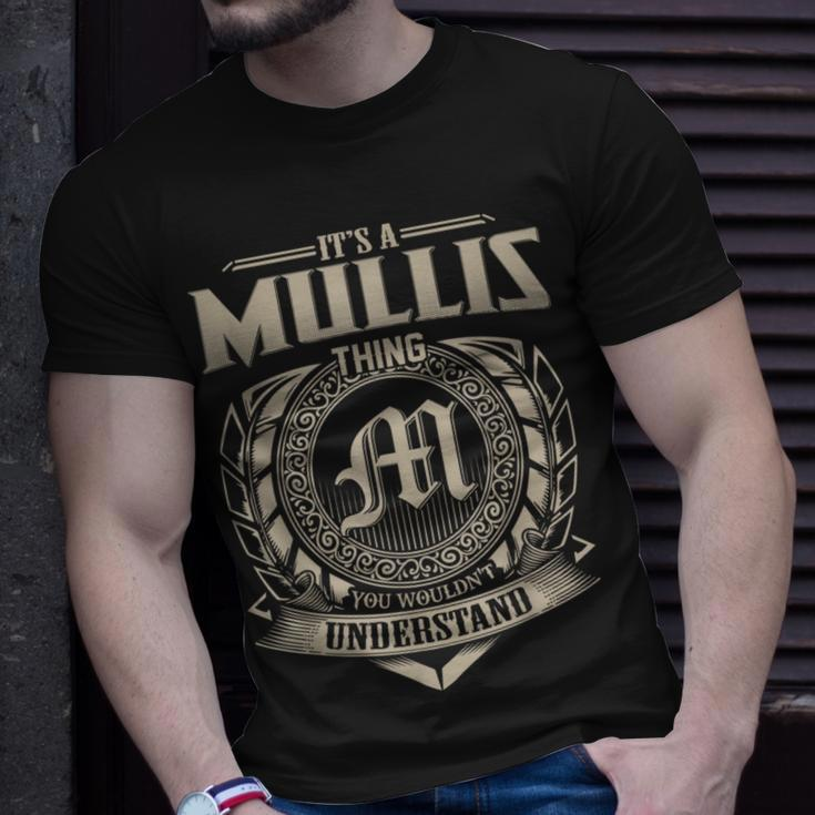 It's A Mullis Thing You Wouldn't Understand Name Vintage T-Shirt Gifts for Him