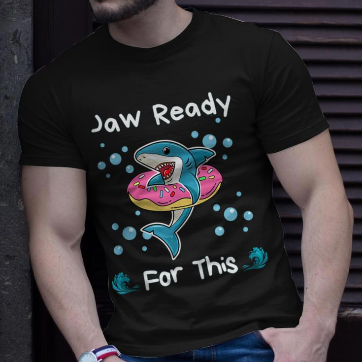 Jaw Ready For This Funny Shark Lover Unisex T-Shirt Gifts for Him