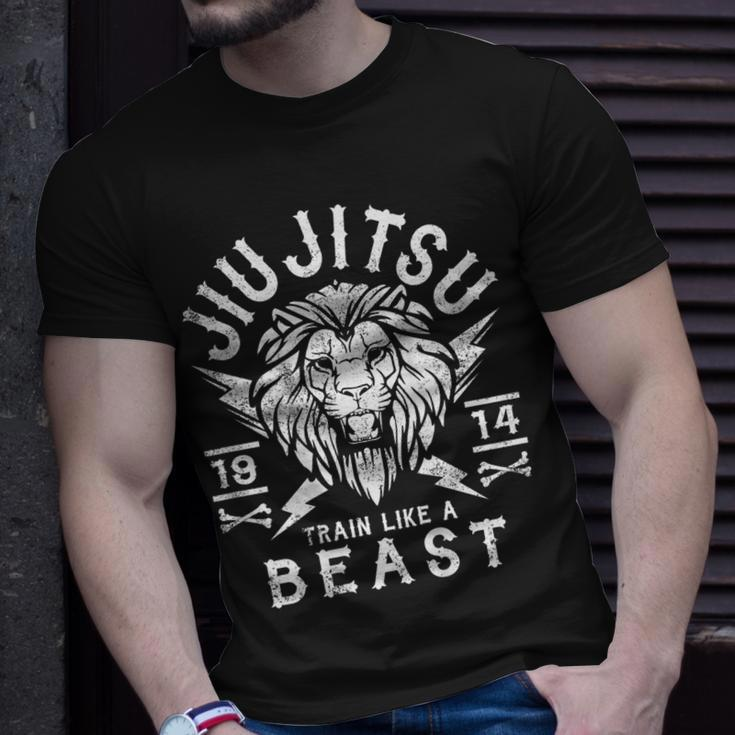 Jiu JitsuBrazilian Jiu Jitsu Back Print T-Shirt Gifts for Him