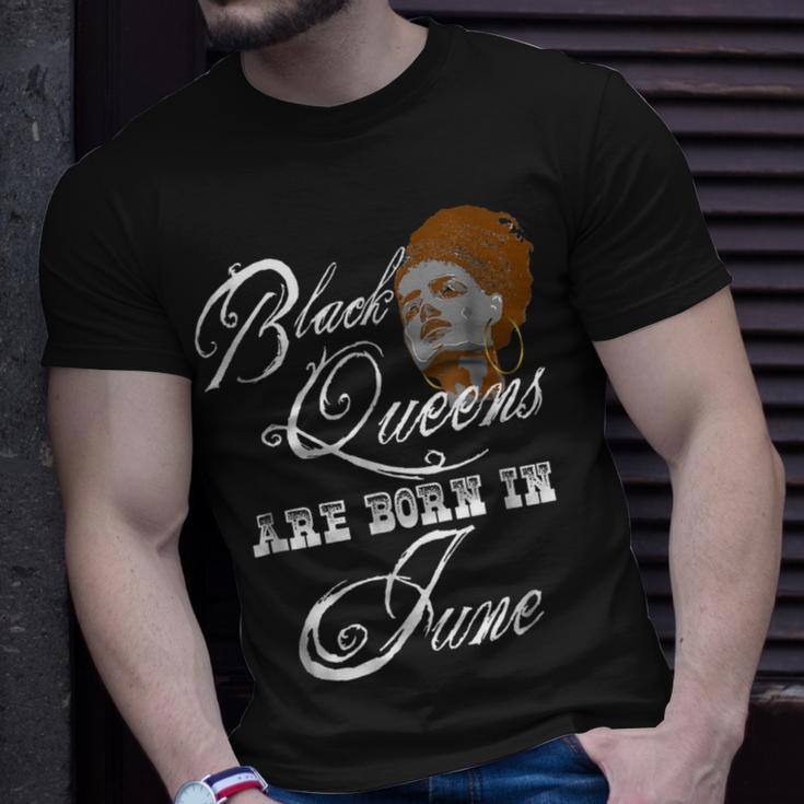 June Birthday Black Queens Are Born In June Unisex T-Shirt Gifts for Him