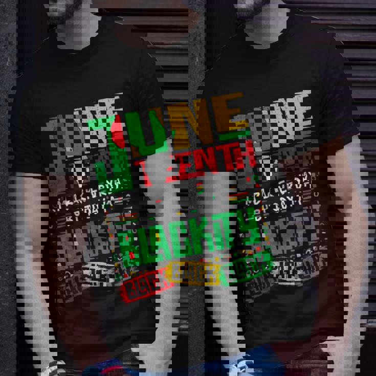 Junenth Im Black Everyday But Today Im Blackity Black Unisex T-Shirt Gifts for Him