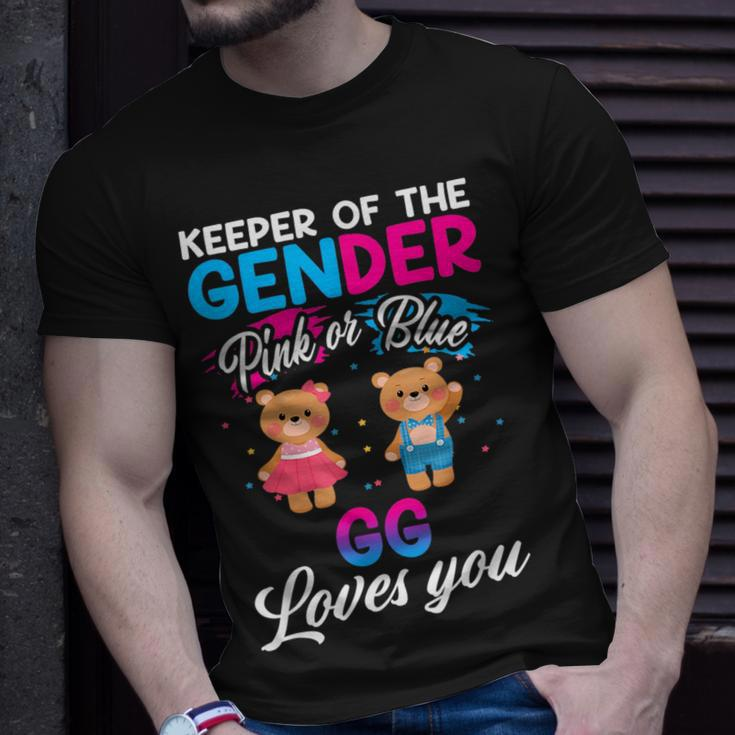 Keeper Of The Gender Pink Or Blue Gg Loves You Reveal Unisex T-Shirt Gifts for Him