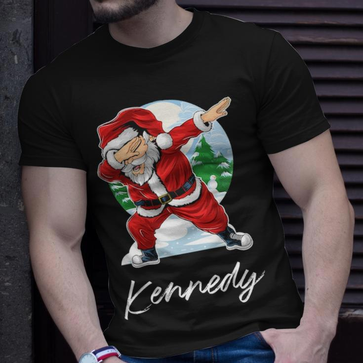 Kennedy Name Gift Santa Kennedy Unisex T-Shirt Gifts for Him