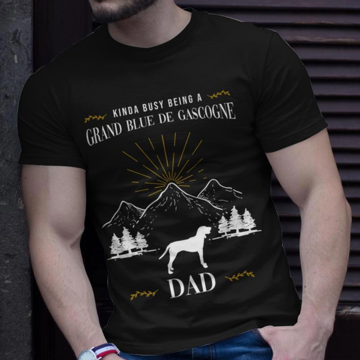 Kinda Busy Being A Grand Bleu De Gascogne Dad T-Shirt Gifts for Him
