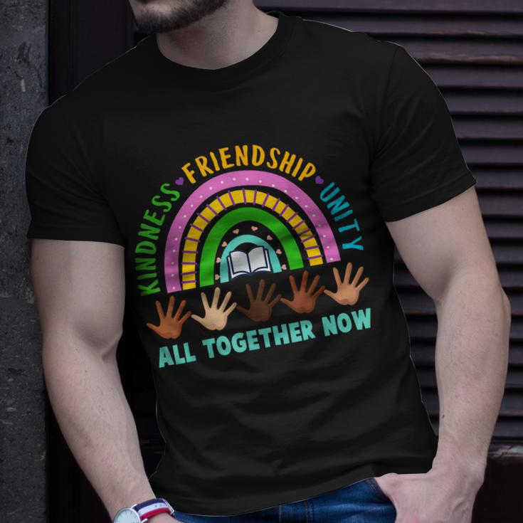 Kindness Friendship Unity All Together Now Summer Reading Unisex T-Shirt Gifts for Him