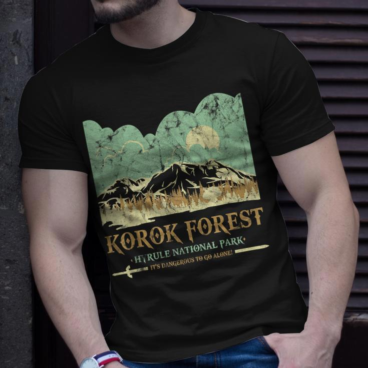 Korok Forest Hyrule National Park Vintage Unisex T-Shirt Gifts for Him