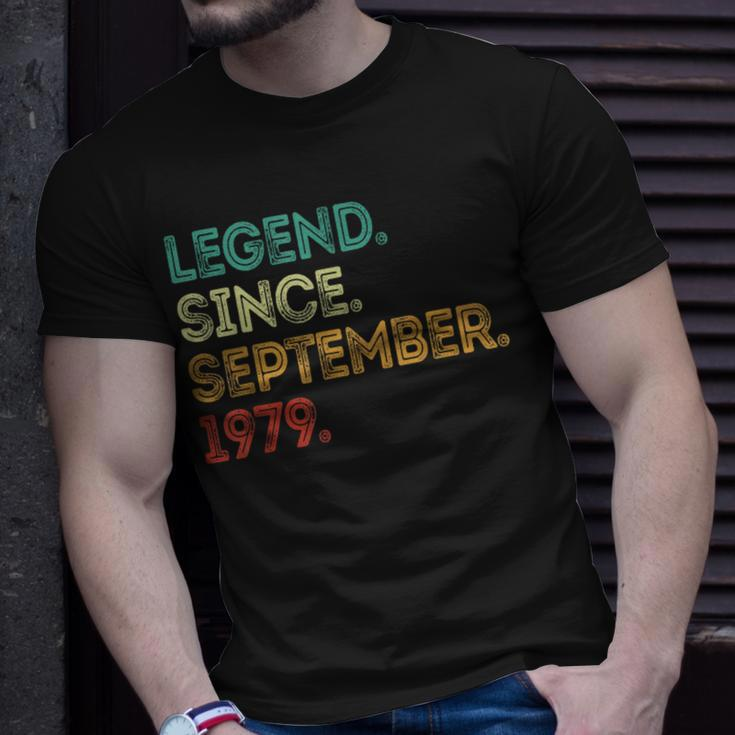 Legend Since September 1979 44Th Birthday 44 Years Old T-Shirt Gifts for Him