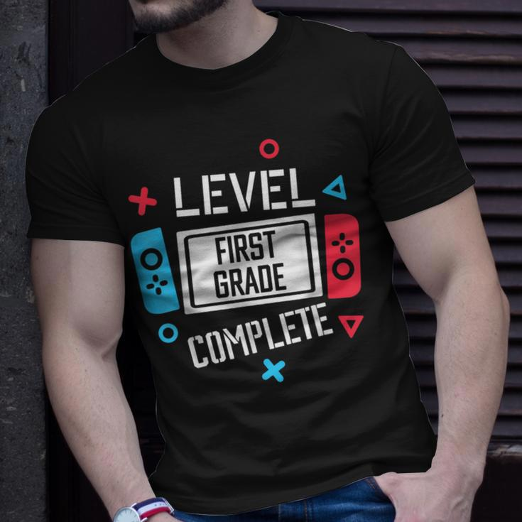 Level 1St Grade Complete Video Game Happy Last Day Of School Unisex T-Shirt Gifts for Him