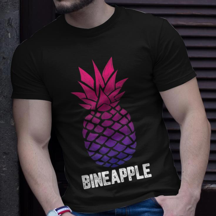 Lgbt-Q Bi-Sexual Pineapple Tropical Summer Cool Pride Gifts Unisex T-Shirt Gifts for Him