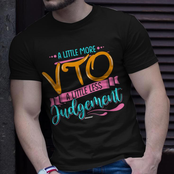 Little More Vto Less Judgement Coworker Swagazon Associate T-shirt Gifts for Him