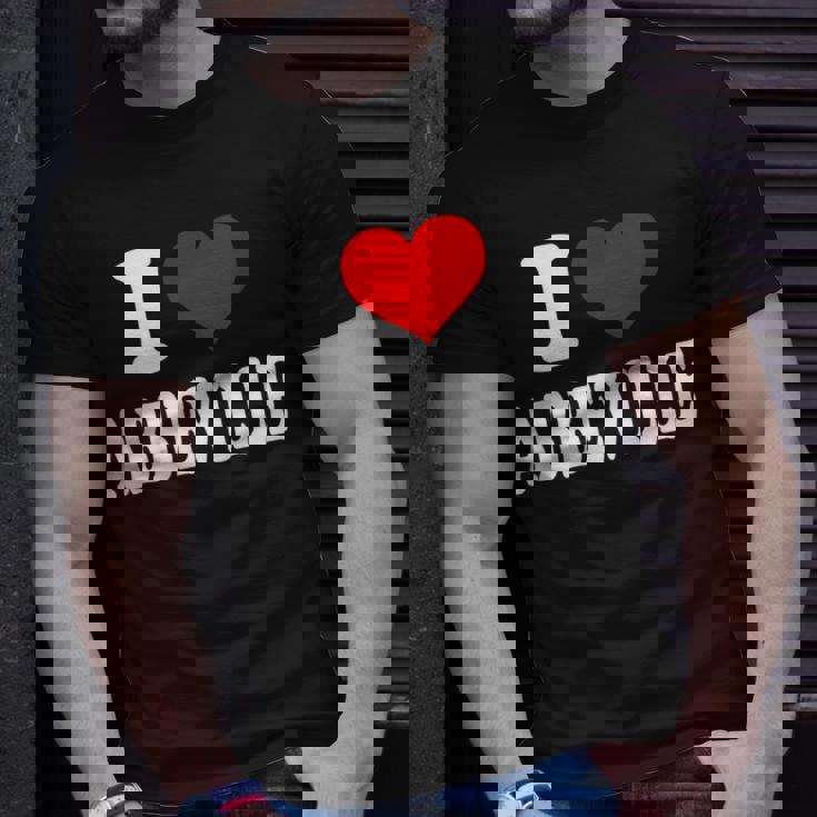 I Love Abbeville T-Shirt Gifts for Him