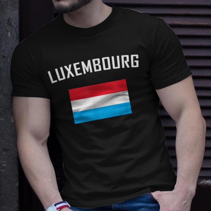 Luxembourger Pride Flag Luxembourg Unisex T-Shirt Gifts for Him