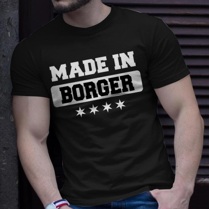 Made In Borger T-Shirt Gifts for Him
