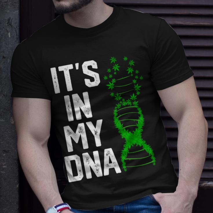 Marijuana It's In My Dna Weed Cannabis Elegant T-Shirt Gifts for Him