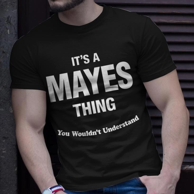 Mayes Thing Name Family Reunion Funny Family Reunion Funny Designs Funny Gifts Unisex T-Shirt Gifts for Him