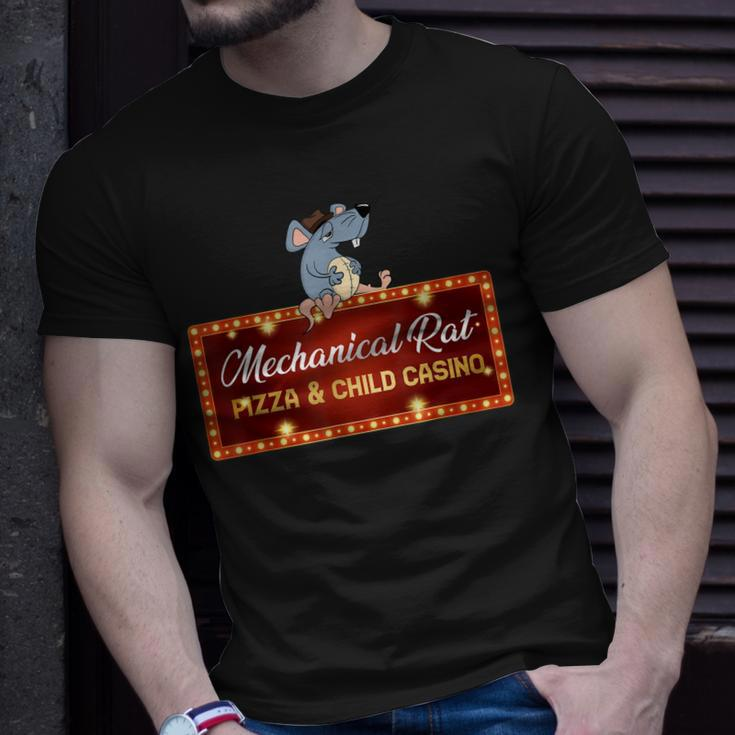 Mechanical Rat Pizza And Child Casino Unisex T-Shirt Gifts for Him