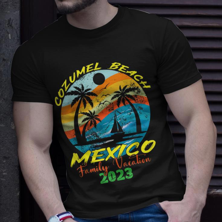 Mexico Vacation Cozumel Beach Family Vacation 2023 Trip Unisex T-Shirt Gifts for Him
