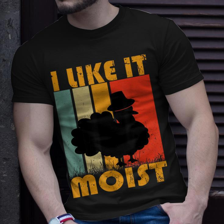I Like It Moist Turkey Thanksgiving Day T-Shirt Gifts for Him