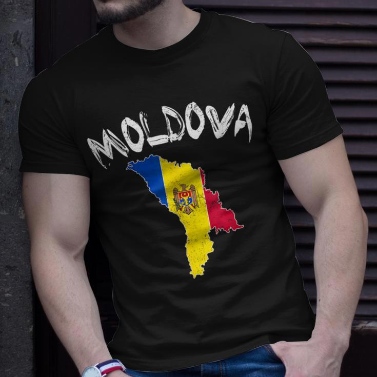 Moldova Moldavian Republika Moldovan National Flags Balkan T-Shirt Gifts for Him