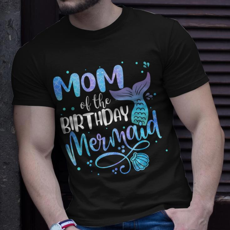 Mom Of The Birthday Mermaid Family Matching Party Squad Gifts For Mom Funny Gifts Unisex T-Shirt Gifts for Him