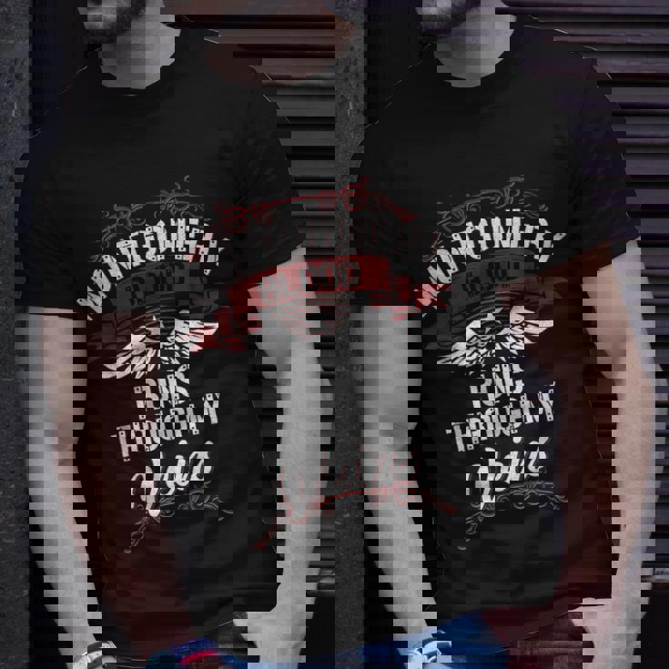 Montgomery Blood Runs Through My Veins Last Name Family T-Shirt Gifts for Him