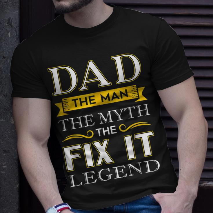 Mr Fix It Dad Gifts Fathers Day Handy Man Gift For Mens Unisex T-Shirt Gifts for Him