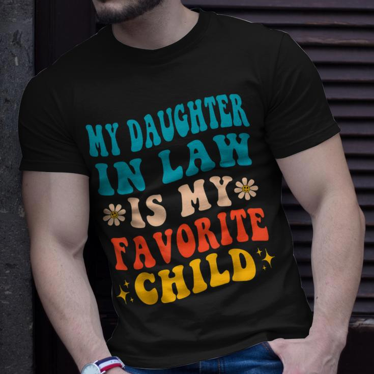 My Daughter In Law Is My Favorite Child Funny Father In Law Unisex T-Shirt Gifts for Him