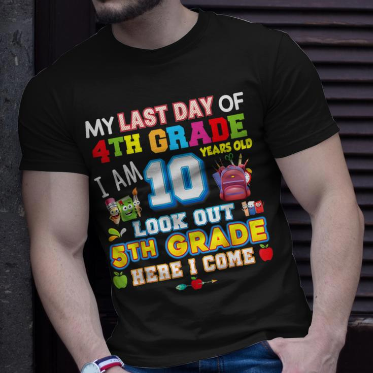 My Last Day Of 4Th Grade 5Th Here I Come So Long Graduate Unisex T-Shirt Gifts for Him