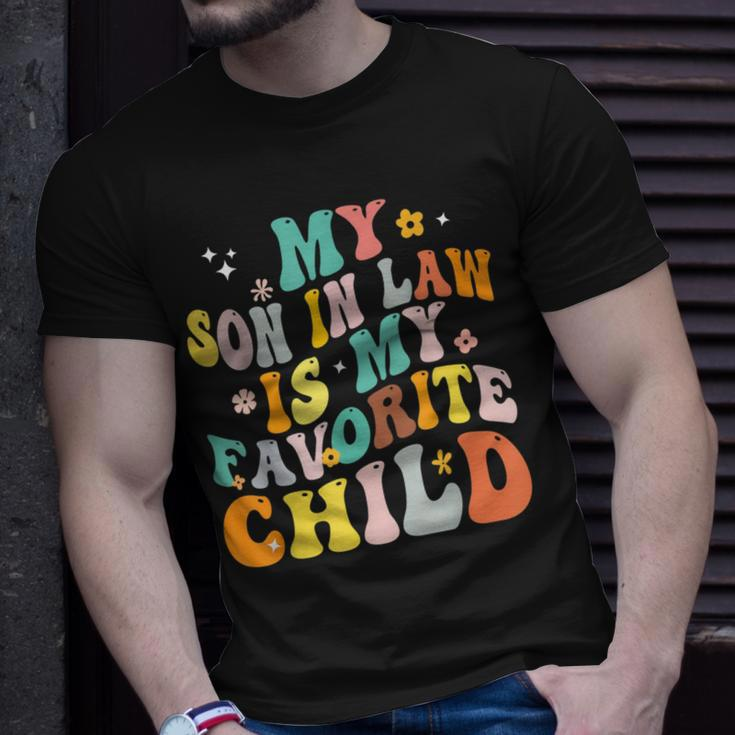 My Son In Law Is My Favorite Child Funny Family Humor Retro Humor Funny Gifts Unisex T-Shirt Gifts for Him