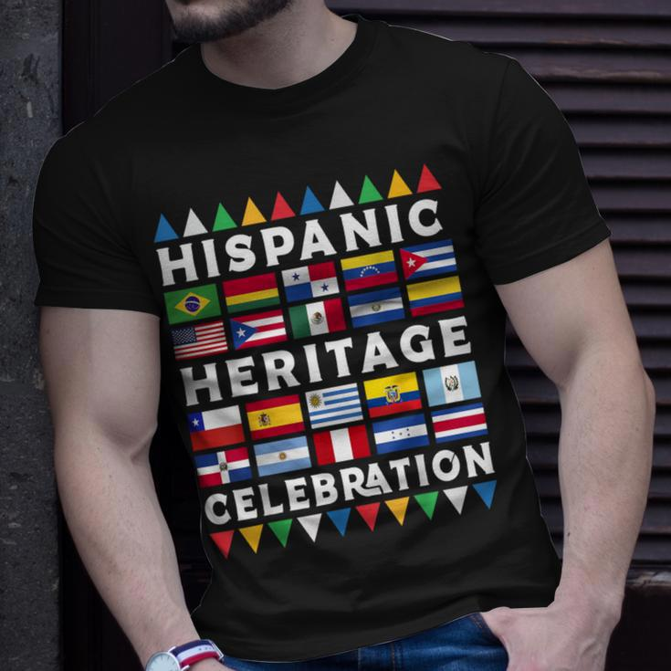 National Hispanic Heritage Month Latina Countries T-Shirt Gifts for Him