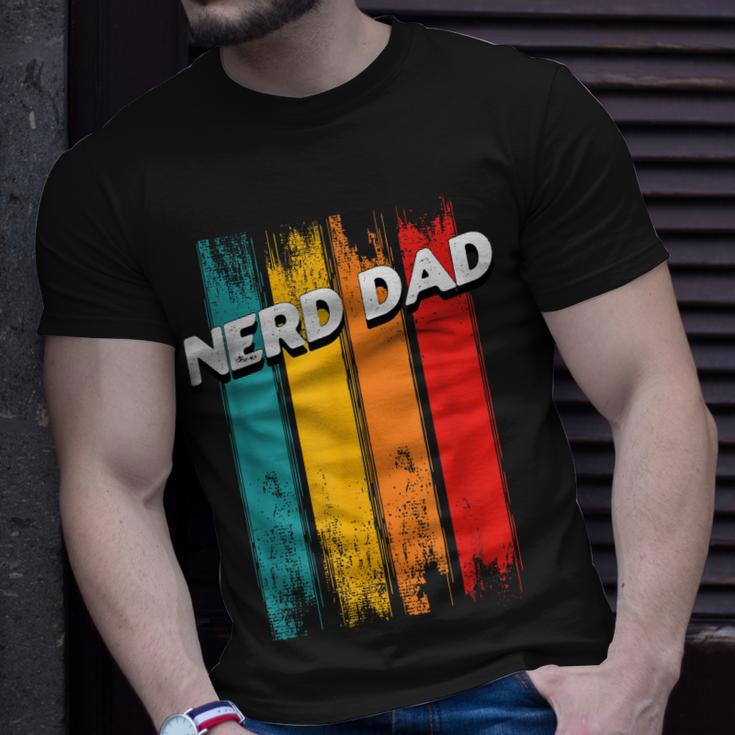 Nerd Dad Conservative Daddy Protective Father Funny Gift For Women Unisex T-Shirt Gifts for Him