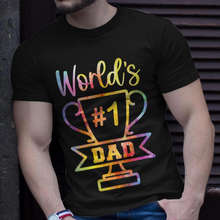 Number 1 Dad Fathers Day Funny Gifts For Dad Unisex T-Shirt Gifts for Him