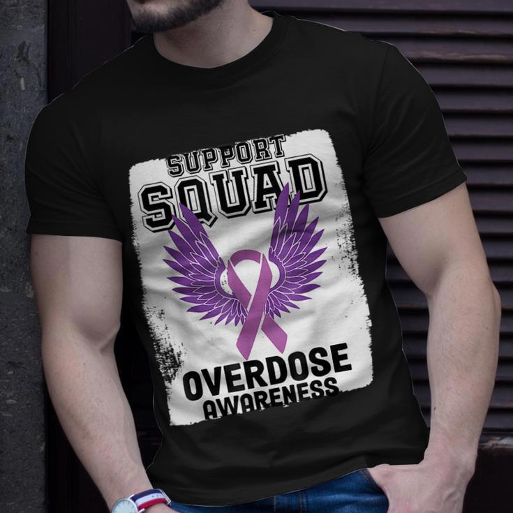 Overdose Awareness August We Wear Purple Overdose Awareness T-Shirt Gifts for Him
