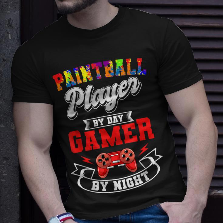 Paintball Paintballer Video Gamer Shooting Team Sport Master T-Shirt Gifts for Him
