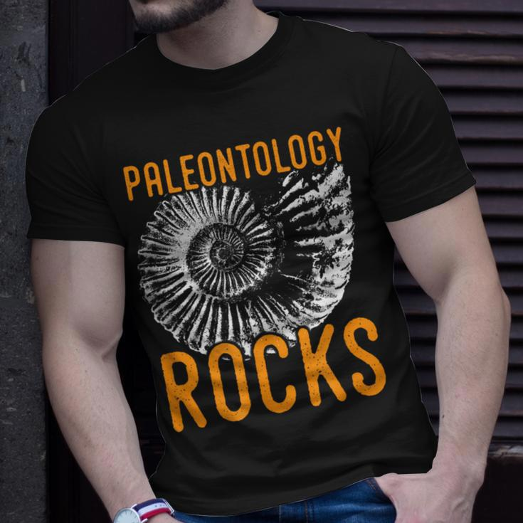 Palentology Rocks Fun Paleontologist T-Shirt Gifts for Him