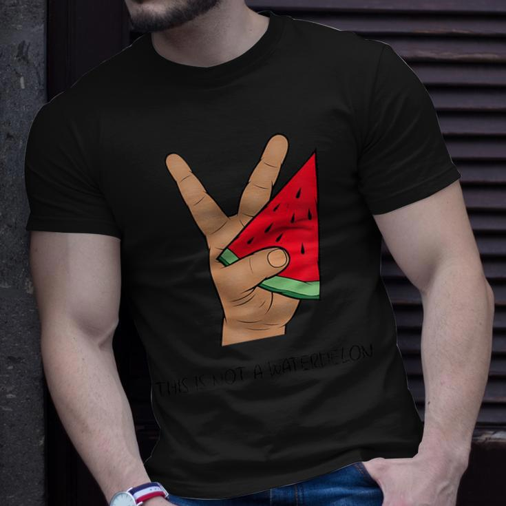 Palestine Watermelon Flag Support Gaza & Freedom T-Shirt Gifts for Him