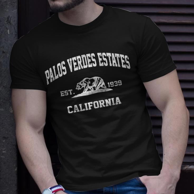 Palos Verdes Estates California Ca Vintage State Athletic St T-Shirt Gifts for Him