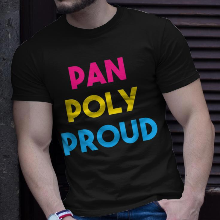 Pan Poly Proud Pansexual Pride Unisex T-Shirt Gifts for Him