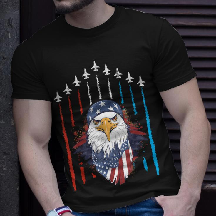 Patriotic Eagle July 4Th Of July Fourth July American Flag Unisex T-Shirt Gifts for Him