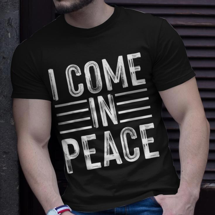 I Come In Peace Im Peace Matching Couple T-Shirt Gifts for Him