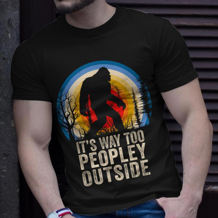 Peopley It's Too Peopley Outside I Cant People Today T-Shirt Gifts for Him